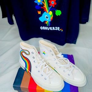 Converse Chuck Taylor All-Star 70 x Converse Rainbow Unicorn Tee
